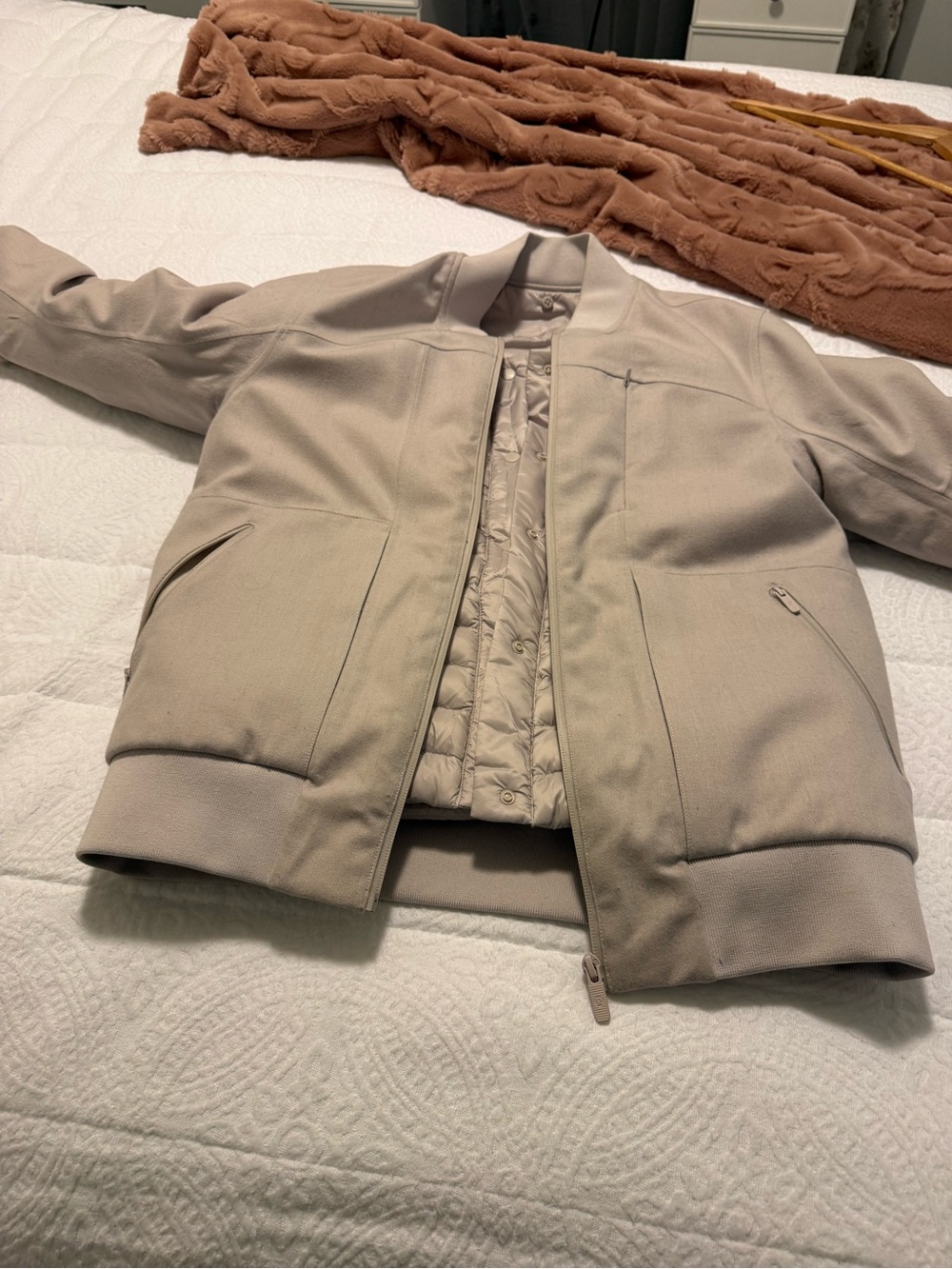Lululemon 3 in one Bomber Jacket size 8